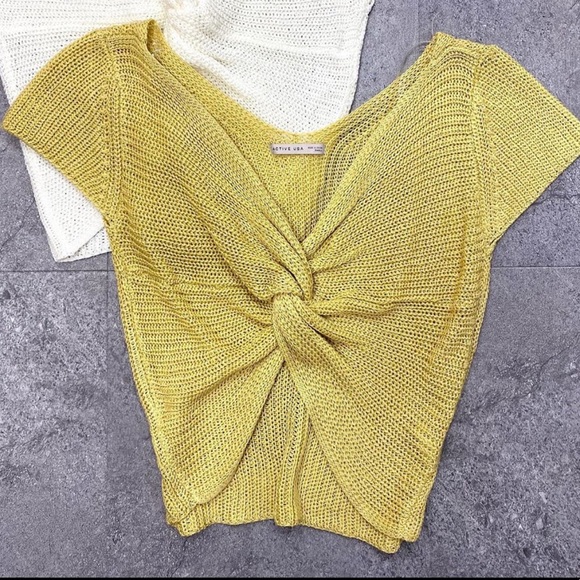 Yellow mustard top - Picture 4 of 4
